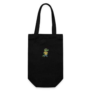 Alligator Funny Summer - Gift Bag for Bottles - black - Front