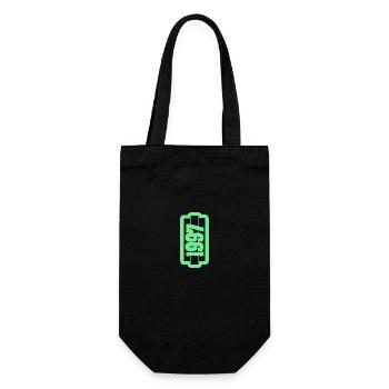 Born in 1997 - Gift Bag for Bottles - black - Front
