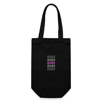 Style 2023 - Gift Bag for Bottles - black - Front