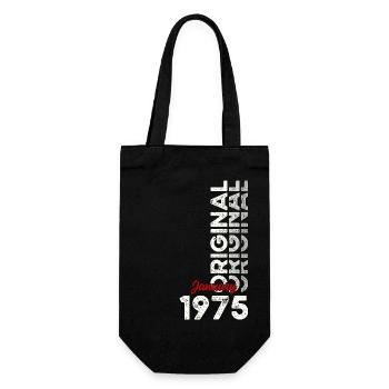 50e anniversaire Légendaire depuis janvier Né en 1975 - Sac à bouteille - noir - Devant