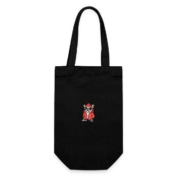Buldog Français Chien Hiver - Sac à bouteille - noir - Devant
