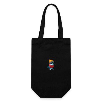 Baleine Hiver BD - Sac à bouteille - noir - Devant