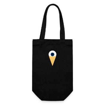 Eye Ice Cream 1 - Gift Bag for Bottles - black - Front