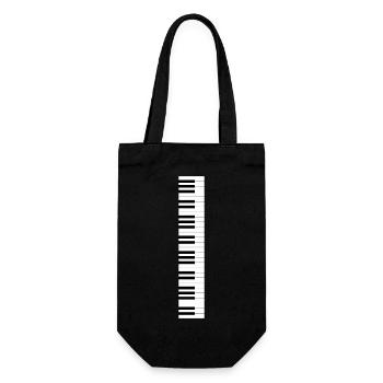Keyboard - Gift Bag for Bottles - black - Front