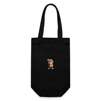 Toucan Bird Winter - Gift Bag for Bottles - black - Front