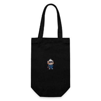 Bande dessinée d’hiver Lion - Sac à bouteille - noir - Devant