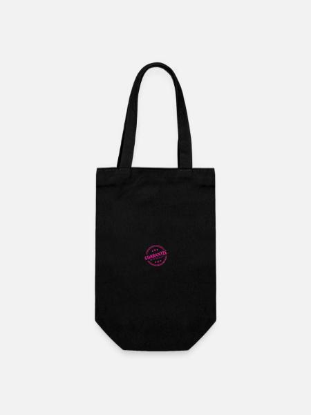 T-shirt de déclaration de qualité - Sac à bouteille - noir