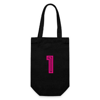 ANNIVERSARY. HAPPY BIRTHDAY. HAPPY BIRTHDAY. - Gift Bag for Bottles - black - Front