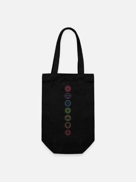 Chakras - Sac à bouteille - noir