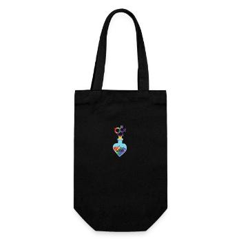 Bouteille Love Wins - Sac à bouteille - noir - Devant