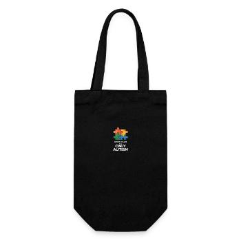 Autism - Gift Bag for Bottles - black - Front