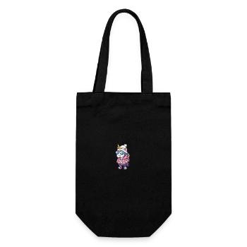 Unicorn Winter - Gift Bag for Bottles - black - Front