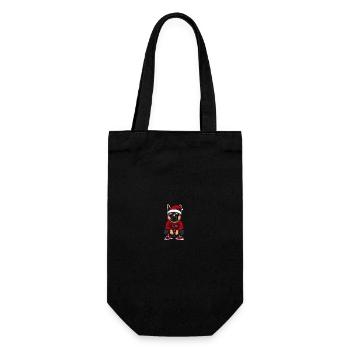 Berger Allemand Chien Noël Cool Noël - Sac à bouteille - noir - Devant