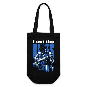 I got the blues - Geschenkbeutel für Flaschen - Schwarz - Vorne