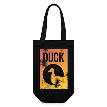 Ducks - Gift Bag for Bottles - black - Front