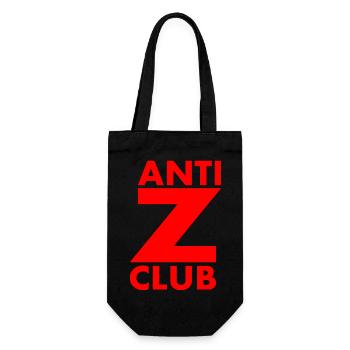 Anti z club - Geschenkbeutel für Flaschen - Schwarz - Vorne