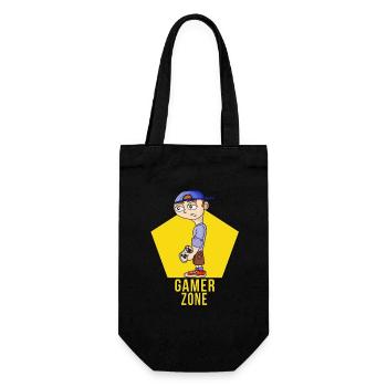 Gamer Zone - Gift Bag for Bottles - black - Front