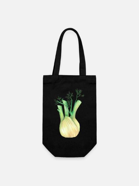 fenchel - Geschenkbeutel für Flaschen - Schwarz