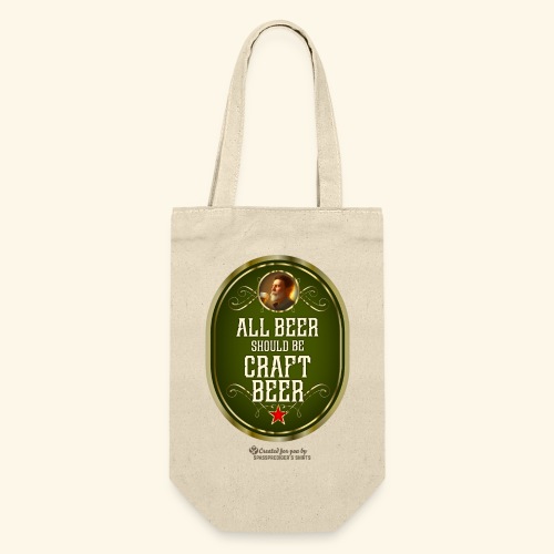 Craft Beer T-Shirt Design mit witzigem Spruch - Geschenkbeutel für Flaschen