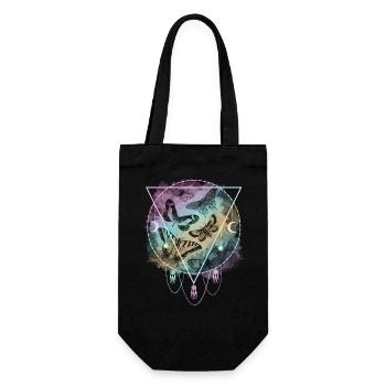 Colorful butterflies Pastel Goth - Gift Bag for Bottles - black - Front