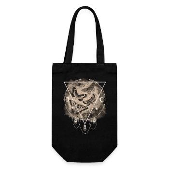 Butterflies Vintage - Gift Bag for Bottles - black - Front