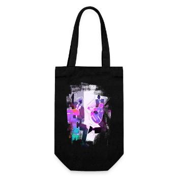 Musik Retro Heavy Metal Hard Rock Punk Vinyl Pop - Geschenkbeutel für Flaschen - Schwarz - Vorne