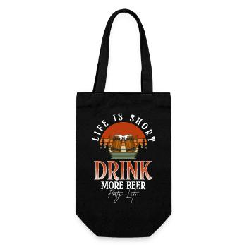 Celebration Birthday Drink Celebrate - Gift Bag for Bottles - black - Front