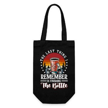 Celebration Alcohol Party Party - Gift Bag for Bottles - black - Front