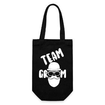 Team groom - Sac à bouteille - noir - Devant