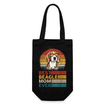 Meilleure maman beagle de tous les temps - Sac à bouteille - noir - Devant