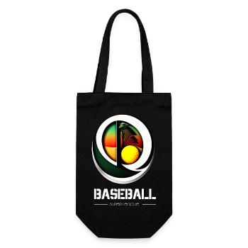 Schönes T-Shirt für Baseball-Fans - Geschenkbeutel für Flaschen - Schwarz - Vorne