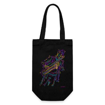 Jazz Sax - Gift Bag for Bottles - black - Front