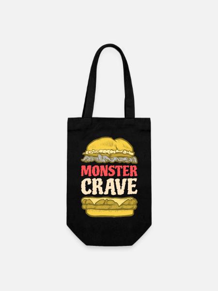Monster Crave - Gift Bag for Bottles - black