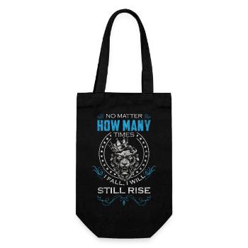 Lion's Head Majestically Proud - Gift Bag for Bottles - black - Front
