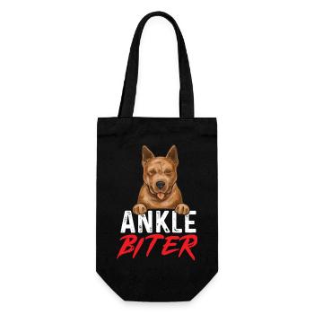 Australian Cattle Dog Red Blue Heeler - Gift Bag for Bottles - black - Front