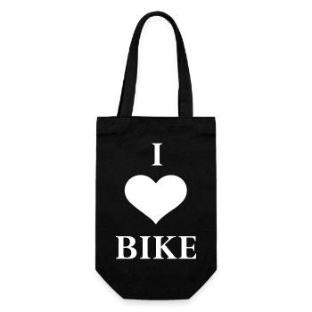 Triathlon Swim Bike Run Marathon - Geschenkbeutel für Flaschen - Schwarz - Vorne