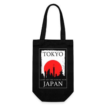 Tokyo Culture Vintage Asiatique - Sac à bouteille - noir - Devant