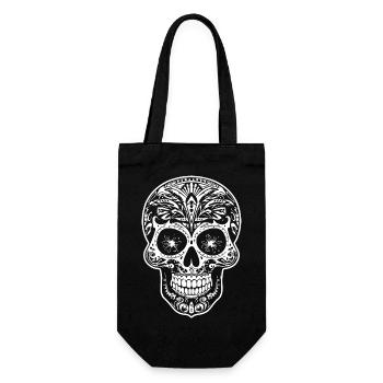 Skeleton Costume Bones Halloween Horreur - Sac à bouteille - noir - Devant