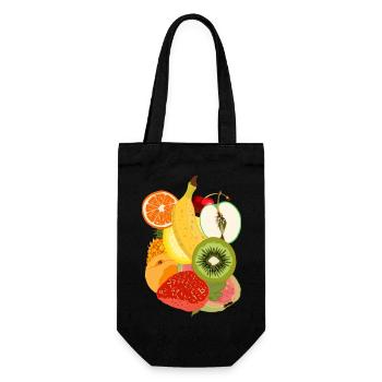Salade de fruits - Sac à bouteille - noir - Devant