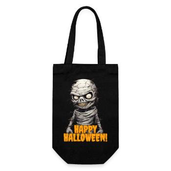 Happy Halloween - Geschenkbeutel für Flaschen - Schwarz - Vorne