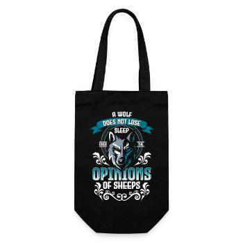 Werewolf Dog Howling Wolfpack - Gift Bag for Bottles - black - Front