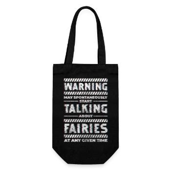 Fairy Dreams Girl Daughter - Gift Bag for Bottles - black - Front