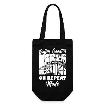Roller Coaster Bliss On Repeat Mode - Gift Bag for Bottles - black - Front