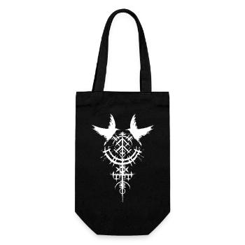 Viking Design Ravens Odin’s Hugin et Munin - Sac à bouteille - noir - Devant