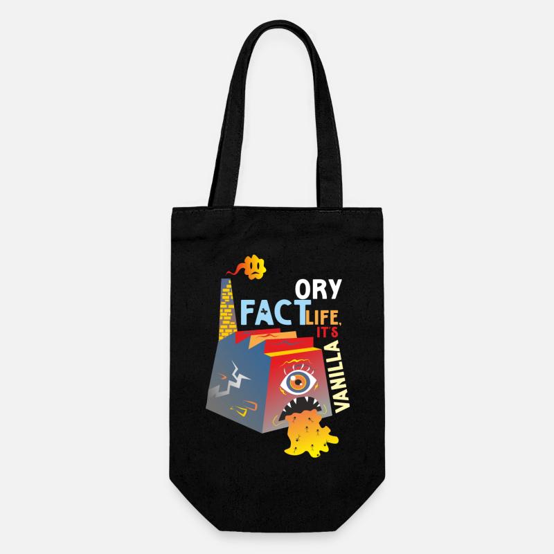 FABRIEKSLEVEN- HET IS VANILLE - Gift Bag for Bottles - black