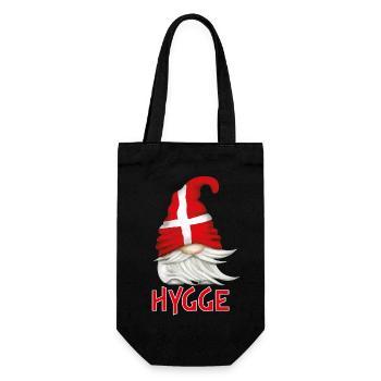 Hygge - hyggelig - Denmark - Gift Bag for Bottles - black - Front