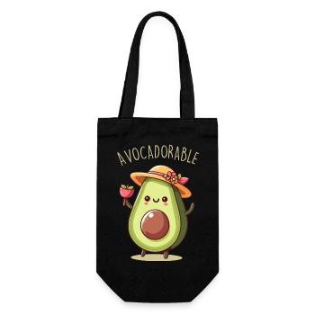 Avocadorable - Sac à bouteille - noir - Devant