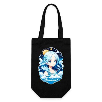 rêver - rêveur - rêveuse - rêve - rêverie - Sac à bouteille - noir - Devant