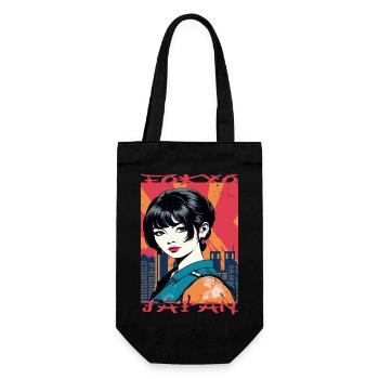 Tokyo Japan - Gift Bag for Bottles - black - Front