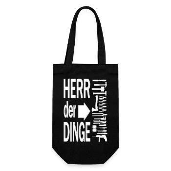 Seigneur des choses sur les outils - Sac à bouteille - noir - Devant